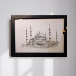 BLUE MOSQUE - PENCIL SKETCH